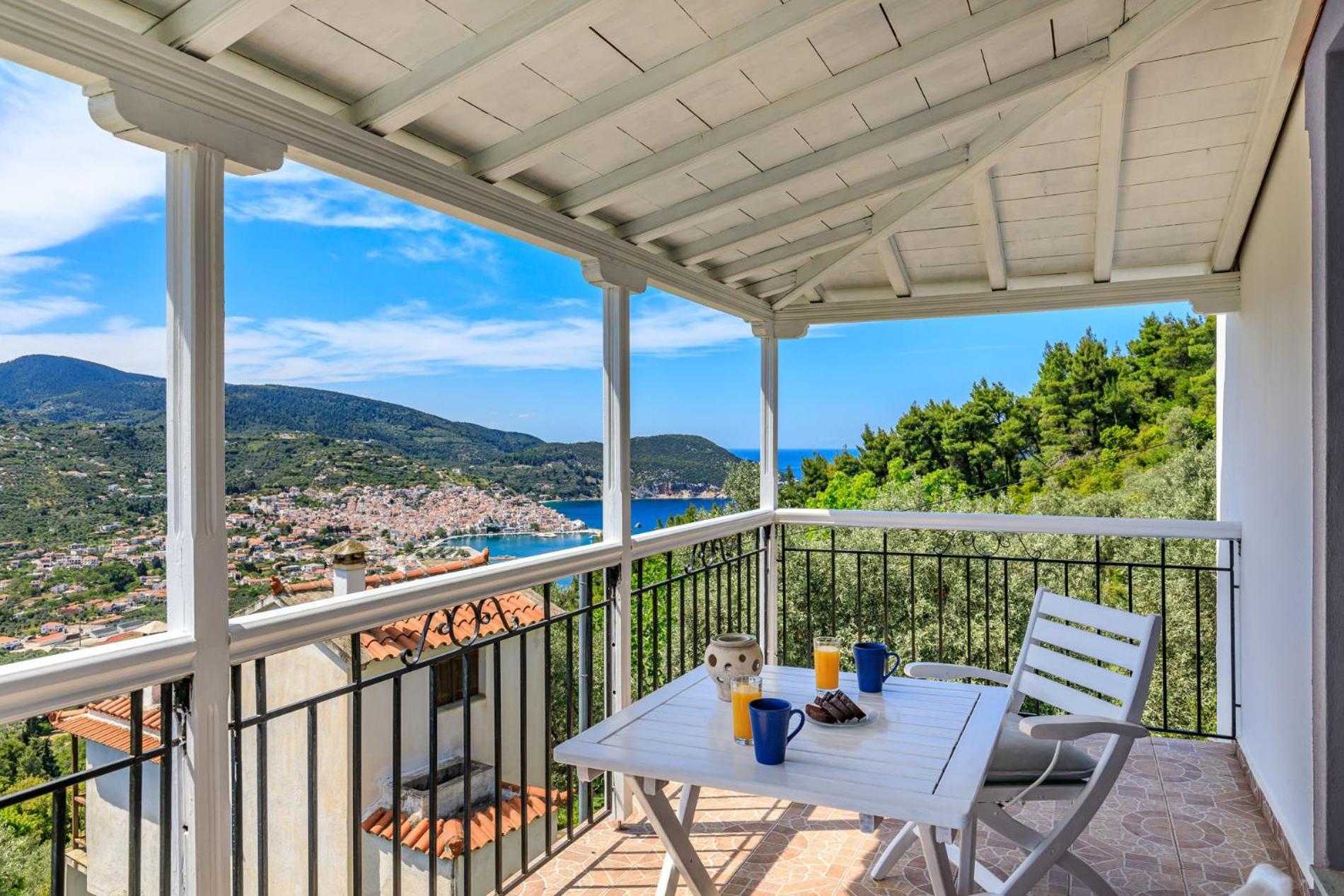 Villa Agia Marina Skopelos Town Bagian luar foto