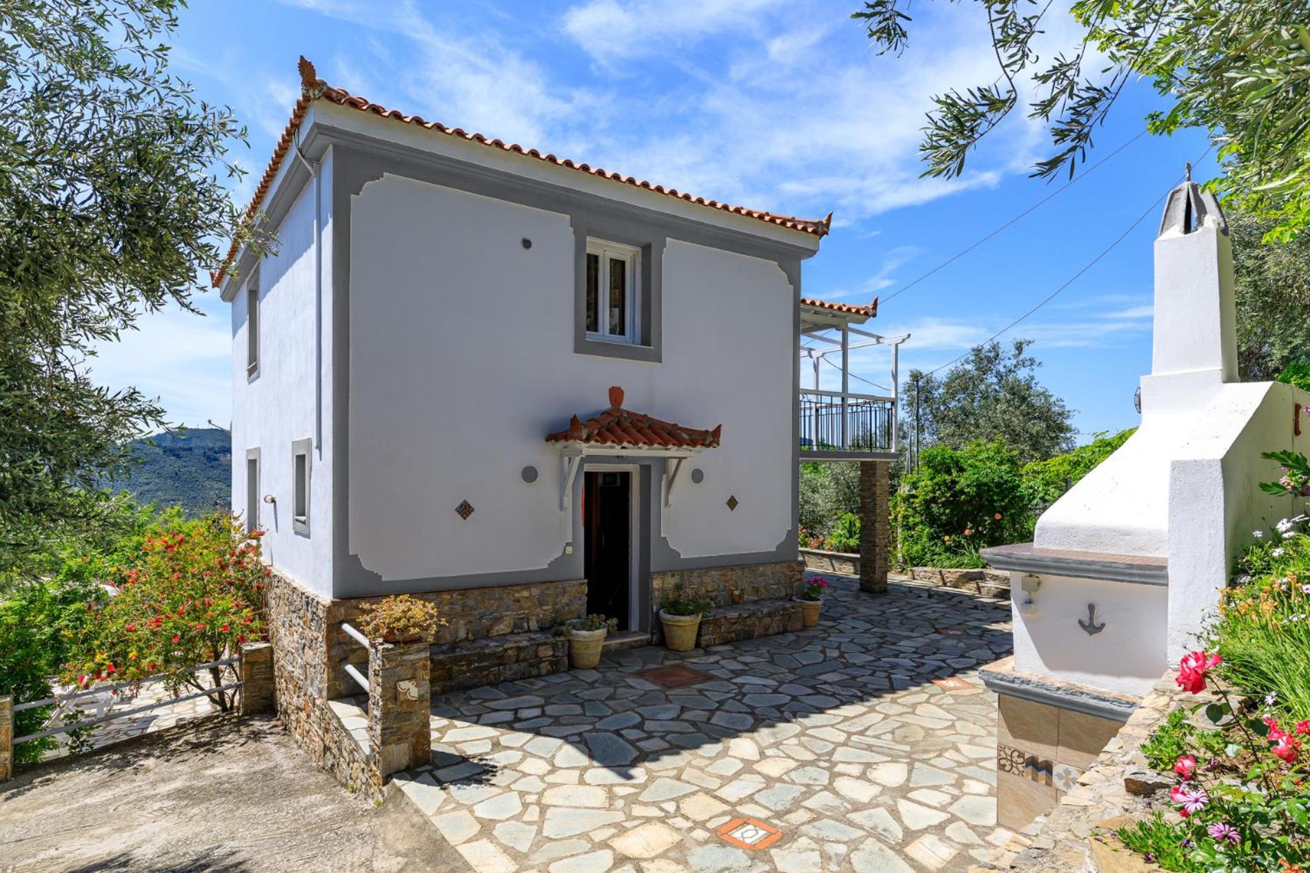 Villa Agia Marina Skopelos Town Bagian luar foto