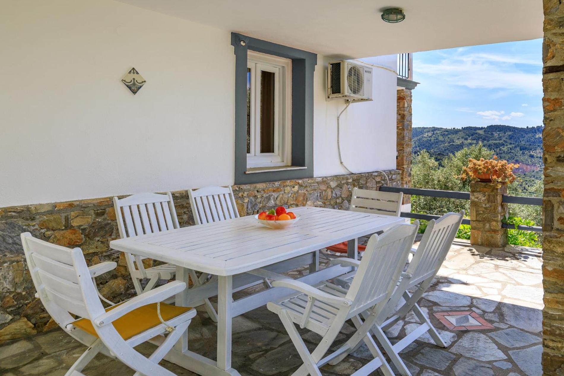 Villa Agia Marina Skopelos Town Bagian luar foto