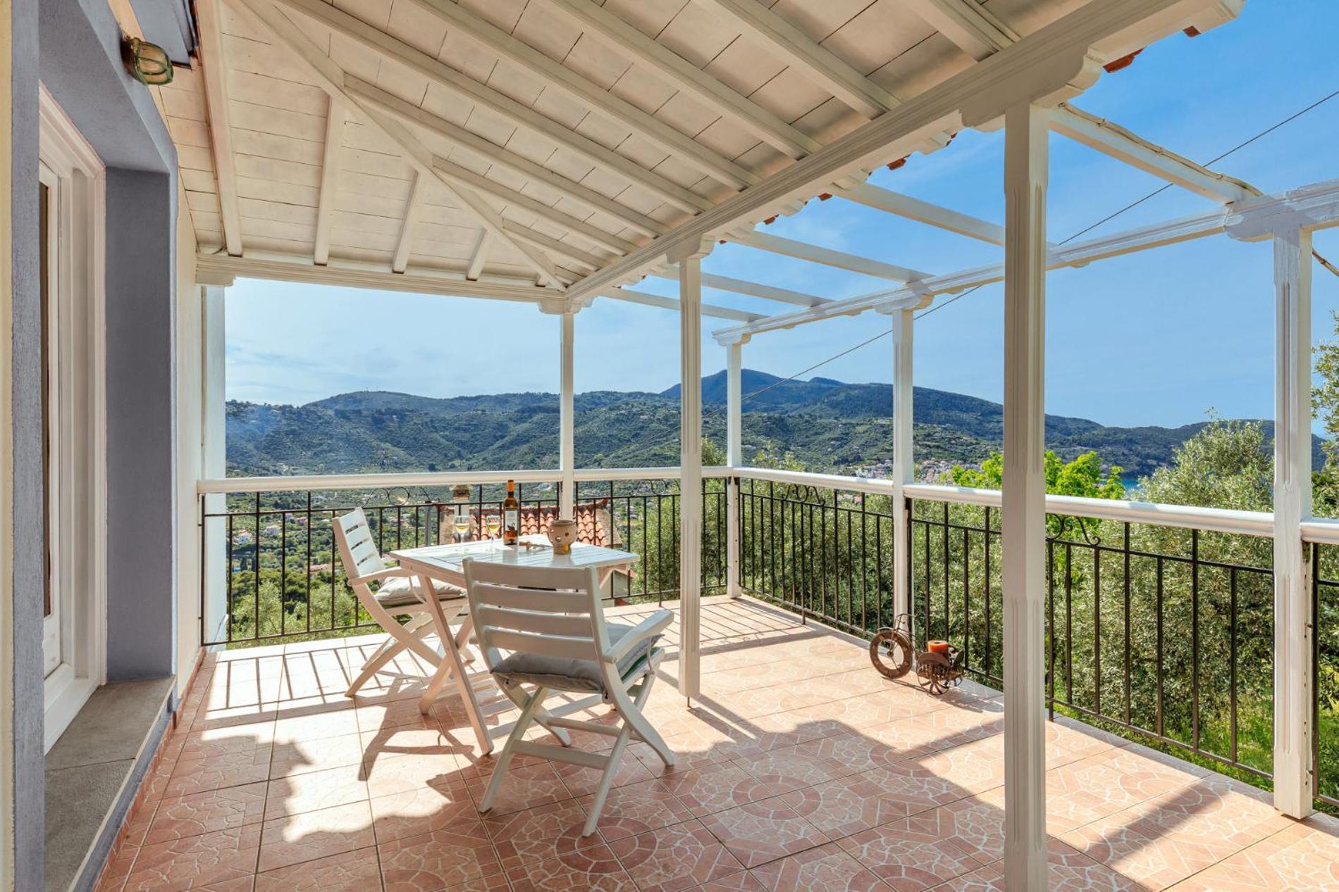 Villa Agia Marina Skopelos Town Bagian luar foto